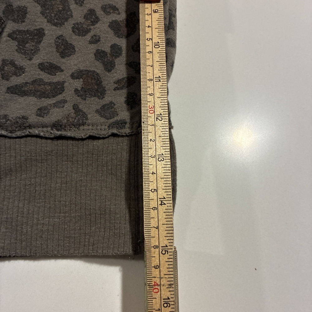 Maurices Animal Print Snap Button Fleece Sweatshirt - Picture 10 of 12